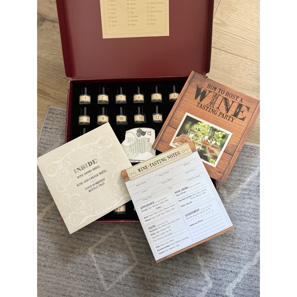 Wine Enthusiast Wine Boquet Aroma Kit 36 Aromas - Unused - Picture 2 of 4